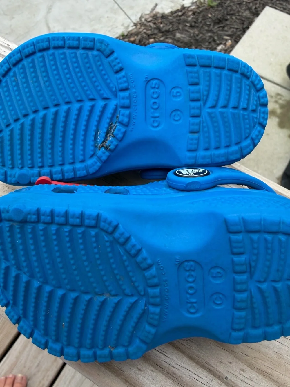 Crocs Kids Blue Clog with Jibbitz